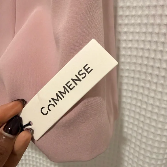 Commense Blush Pink Mini Dress - Picture 4 of 4